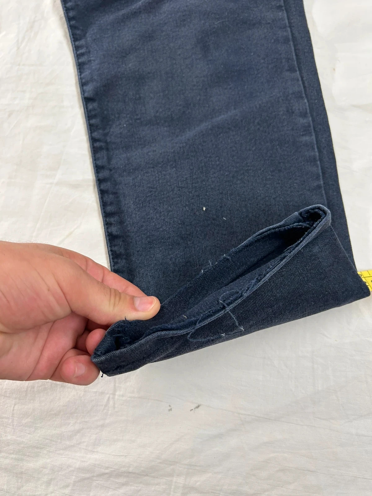 Calça reta ober lady’s wear azul marinho estilo retrô Y2k tamanho 40 – photo 9